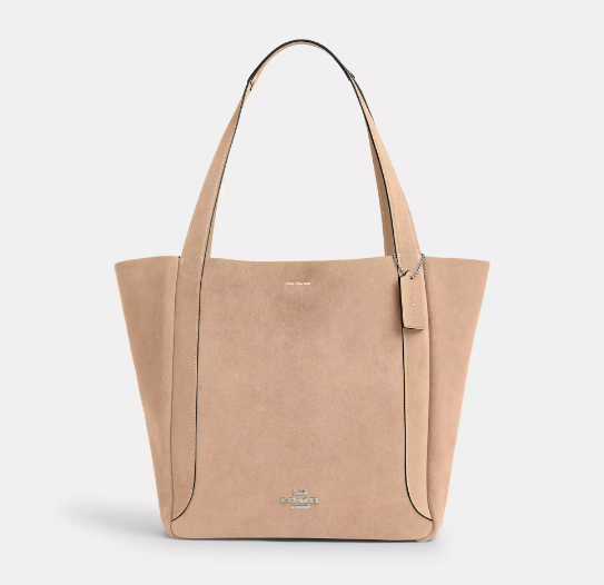 Hadley Tote Bag In Suede